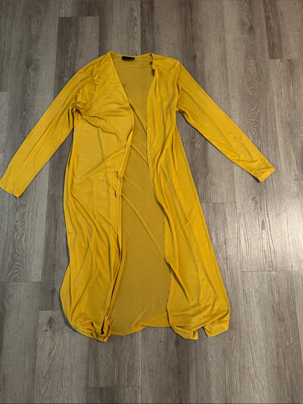 Discreet Golden Yellow Sheer Tank